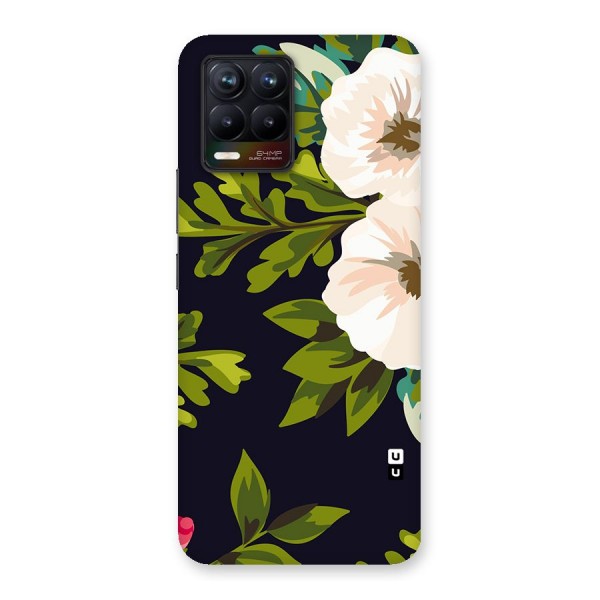 Floral Leaves Back Case for Realme 8