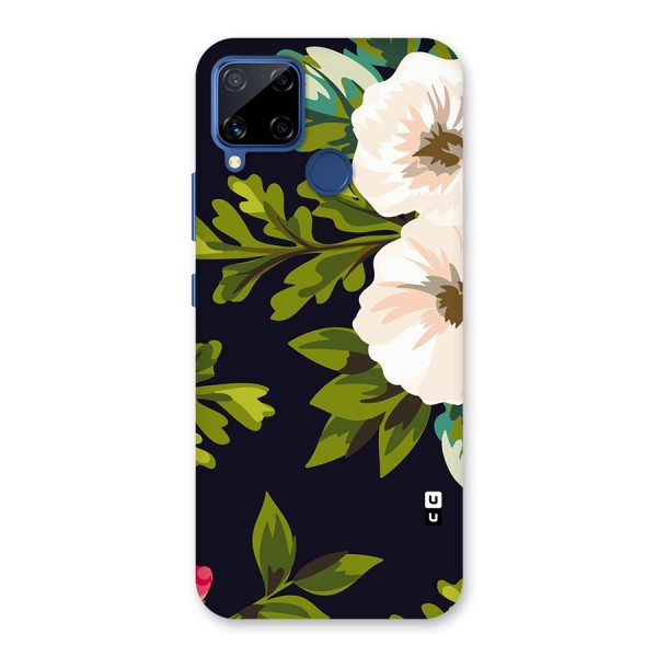 Floral Leaves Back Case for Realme Narzo 30A