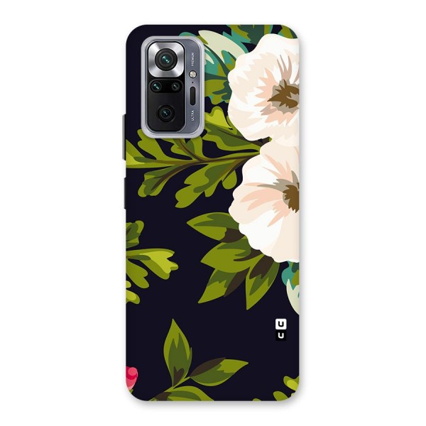 Floral Leaves Back Case for Redmi Note 10 Pro