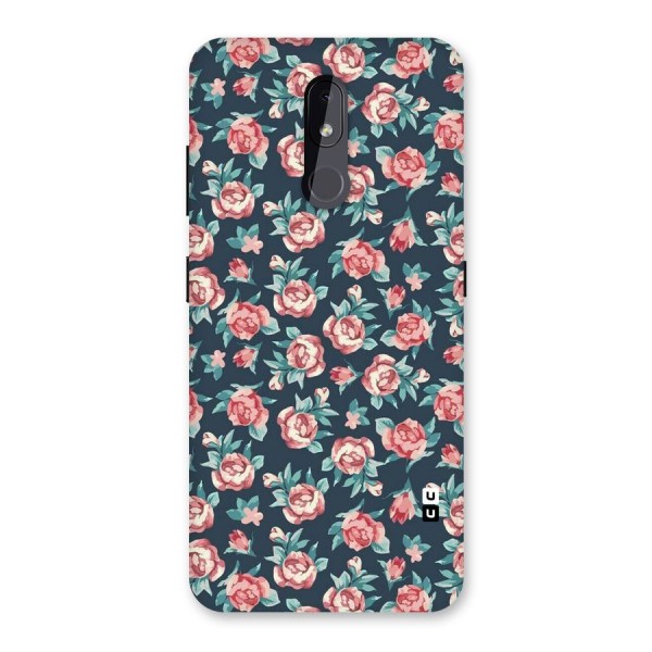 Floral Navy Bloom Back Case for Nokia 3.2