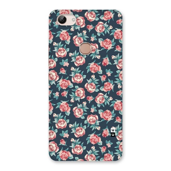 Floral Navy Bloom Back Case for Vivo Y83