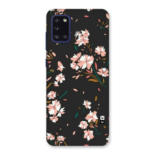 Floral Petals Peach Back Case for Galaxy A31