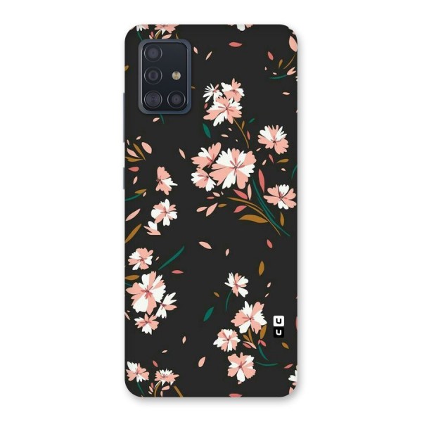 Floral Petals Peach Back Case for Galaxy A51