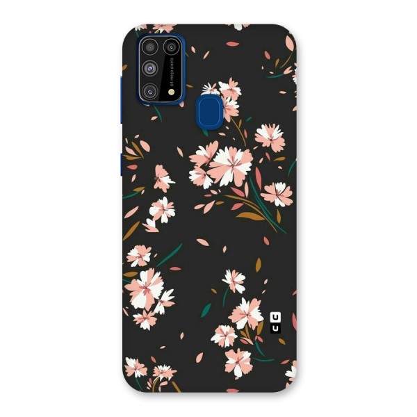 Floral Petals Peach Back Case for Galaxy F41