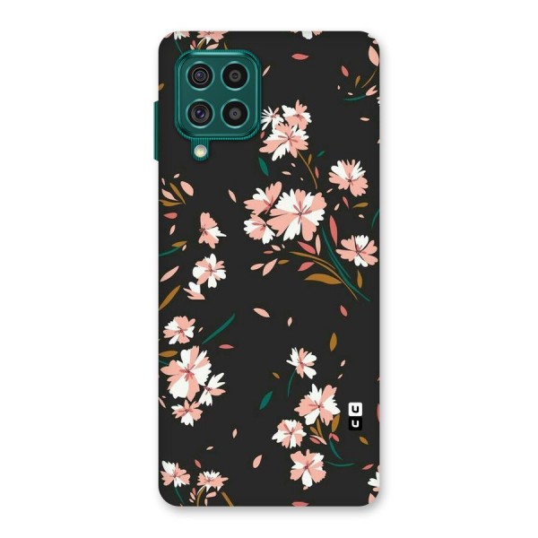 Floral Petals Peach Back Case for Galaxy F62