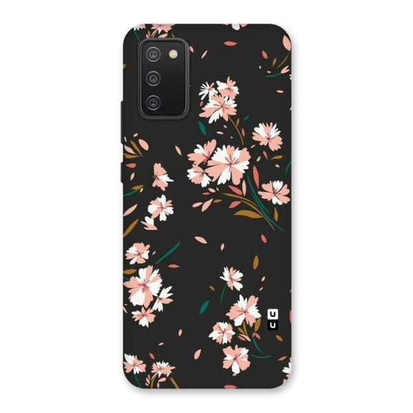 Floral Petals Peach Back Case for Galaxy M02s