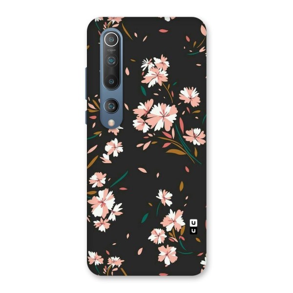 Floral Petals Peach Back Case for Mi 10