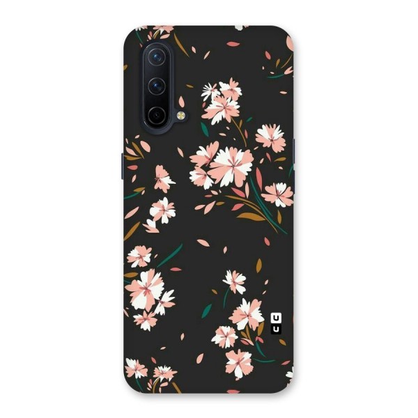 Floral Petals Peach Back Case for OnePlus Nord CE 5G