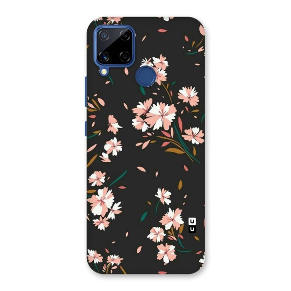 Floral Petals Peach Back Case for Realme C12