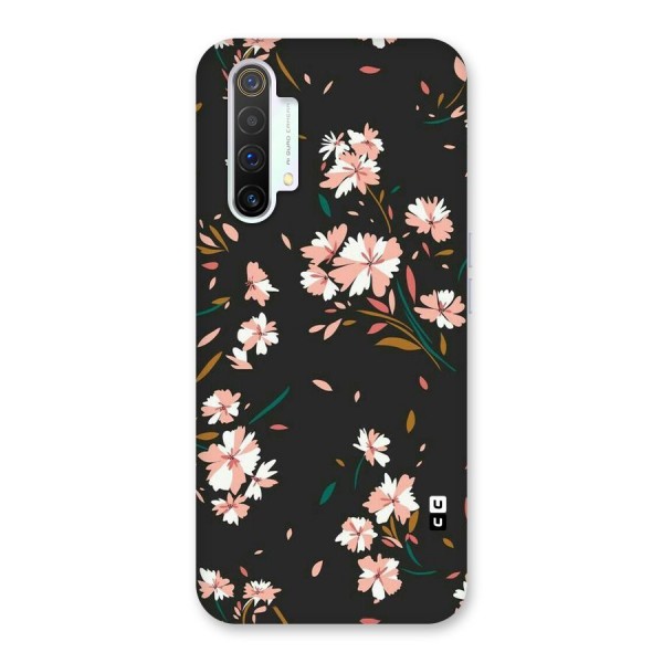 Floral Petals Peach Back Case for Realme X3