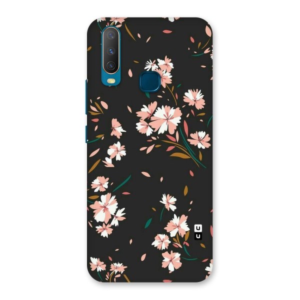 Floral Petals Peach Back Case for Vivo Y15