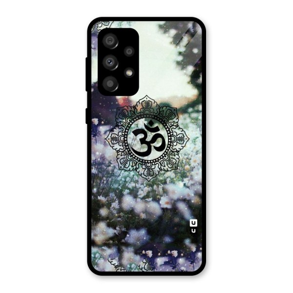 Floral Pray Glass Back Case for Galaxy A32