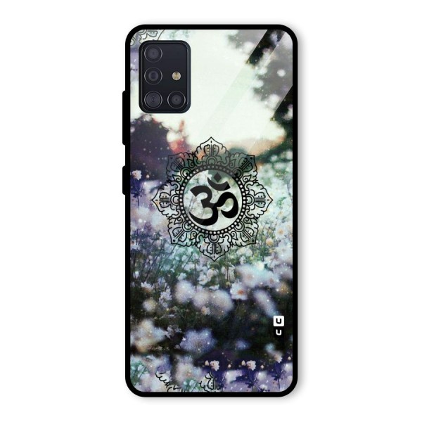 Floral Pray Glass Back Case for Galaxy A51