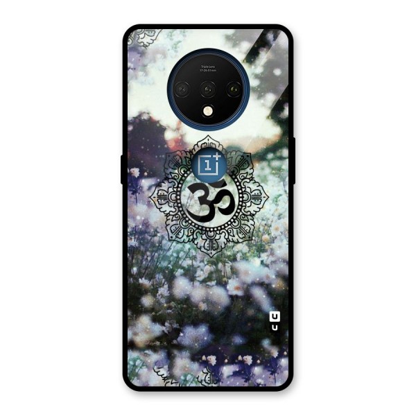 Floral Pray Glass Back Case for OnePlus 7T