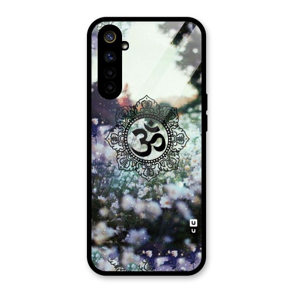 Floral Pray Glass Back Case for Realme 6