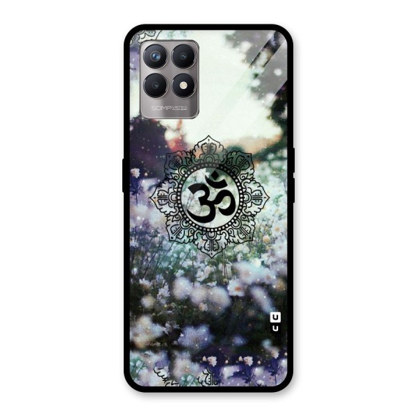 Floral Pray Glass Back Case for Realme 8i