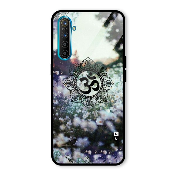 Floral Pray Glass Back Case for Realme XT