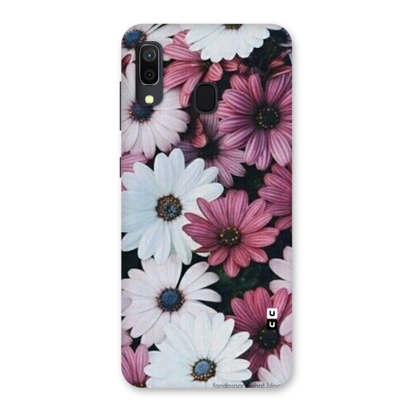 Floral Shades Pink Back Case for Galaxy A20