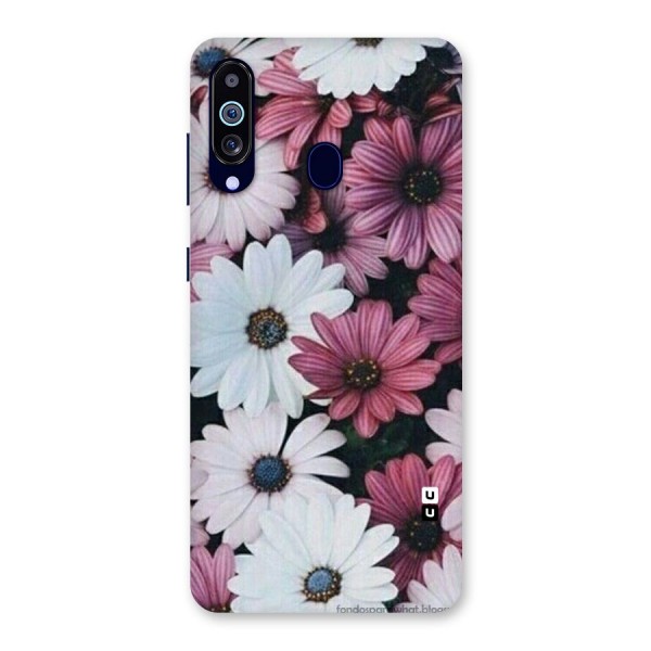 Floral Shades Pink Back Case for Galaxy A60