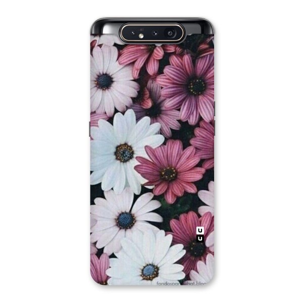 Floral Shades Pink Back Case for Galaxy A80