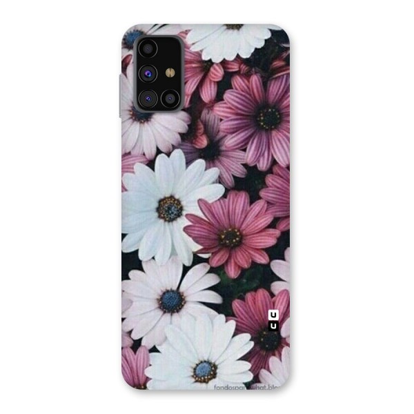 Floral Shades Pink Back Case for Galaxy M31s