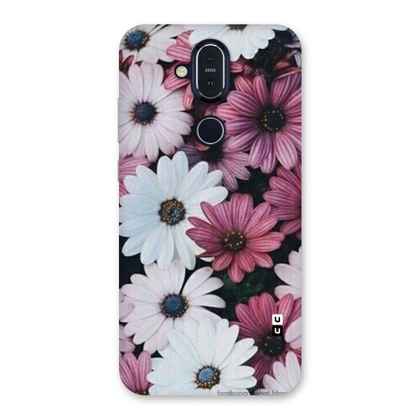 Floral Shades Pink Back Case for Nokia 8.1