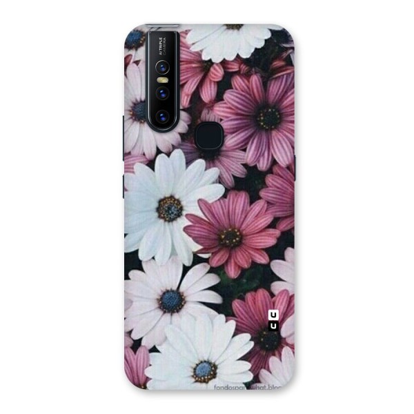 Floral Shades Pink Back Case for Vivo V15