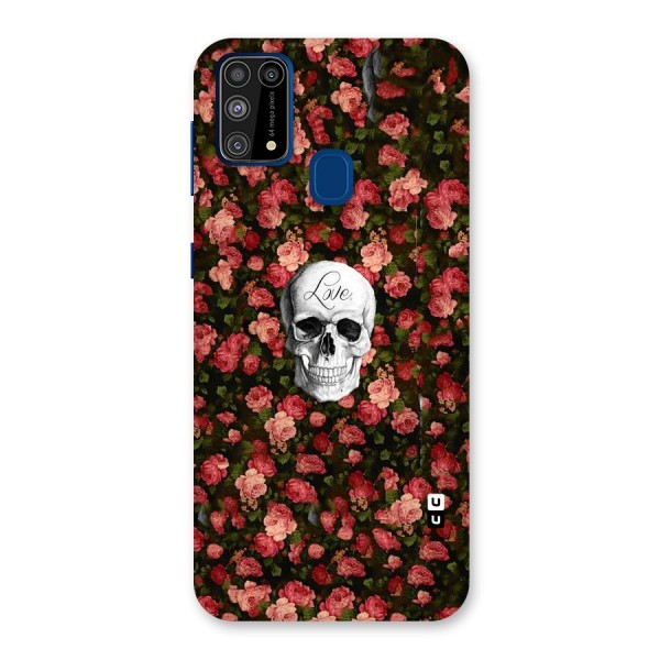 Floral Skull Love Back Case for Galaxy F41