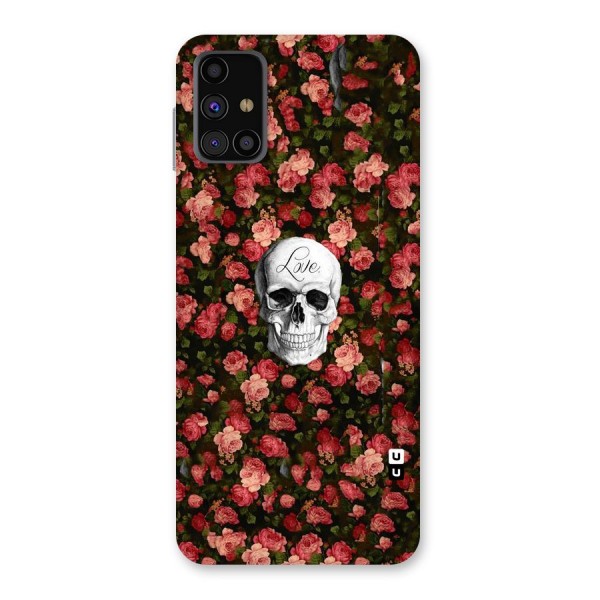 Floral Skull Love Back Case for Galaxy M31s