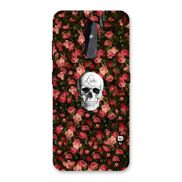 Floral Skull Love Back Case for Nokia 3.2