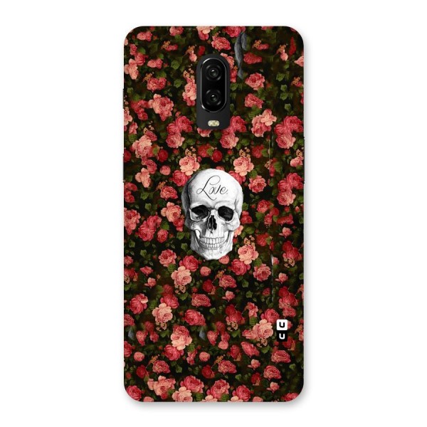 Floral Skull Love Back Case for OnePlus 6T