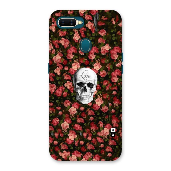 Floral Skull Love Back Case for Oppo A12