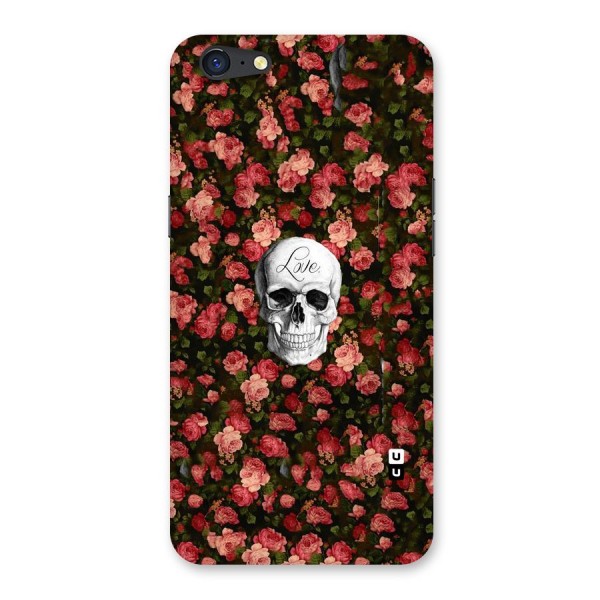 Floral Skull Love Back Case for Oppo A71