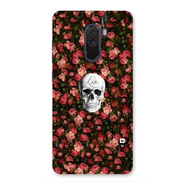 Floral Skull Love Back Case for Poco F1