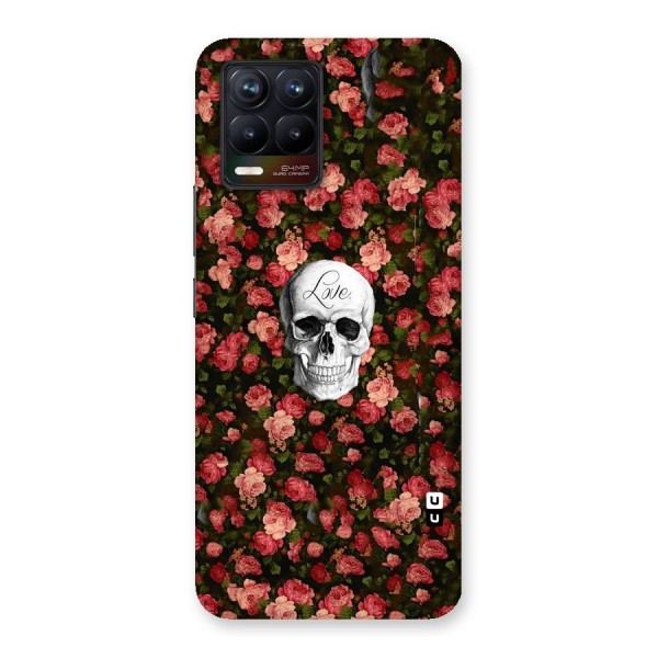 Floral Skull Love Back Case for Realme 8