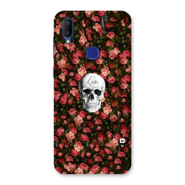 Floral Skull Love Back Case for Vivo V11