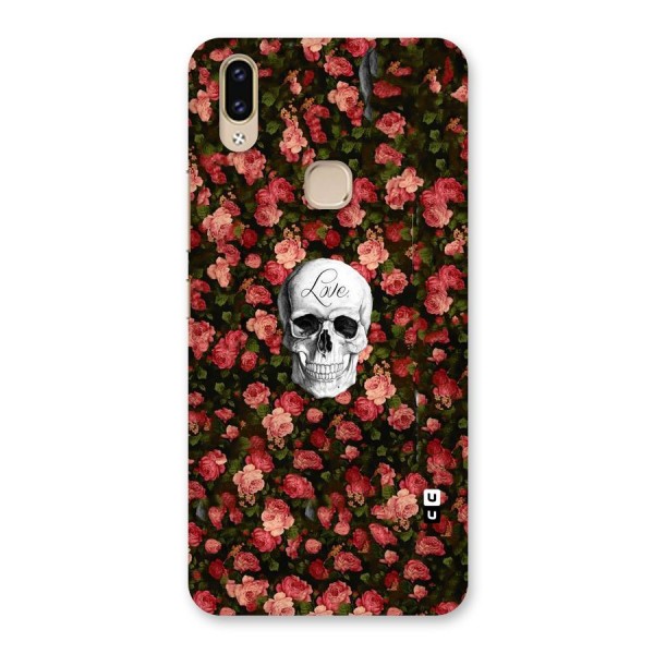 Floral Skull Love Back Case for Vivo V9