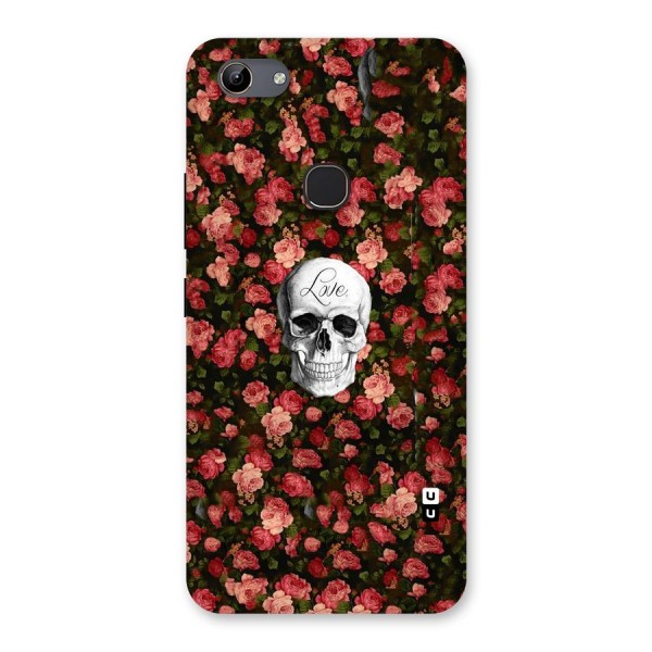 Floral Skull Love Back Case for Vivo Y81