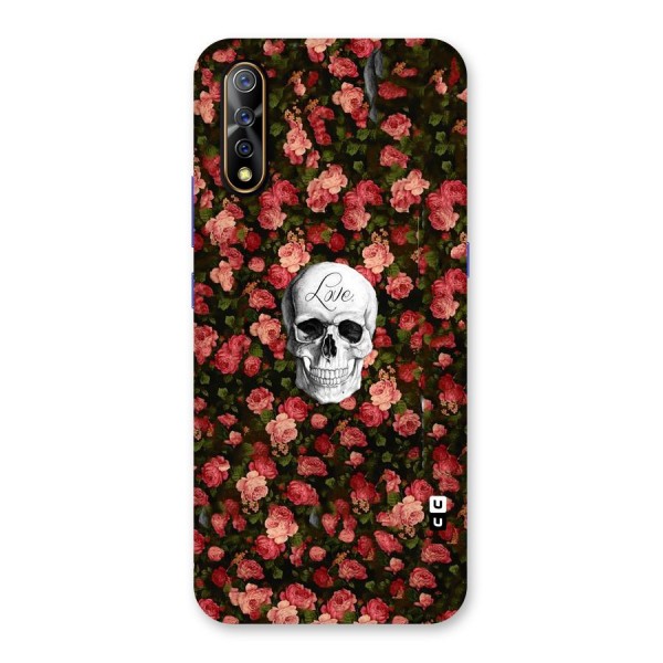 Floral Skull Love Back Case for Vivo Z1x