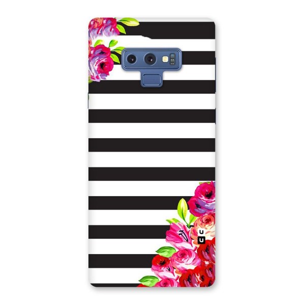 Floral Stripes Back Case for Galaxy Note 9