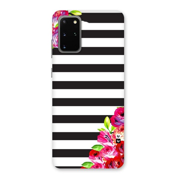 Floral Stripes Back Case for Galaxy S20 Plus