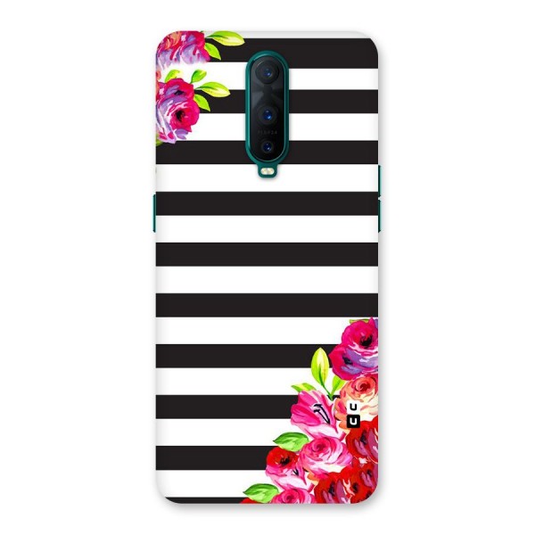 Floral Stripes Back Case for Oppo R17 Pro