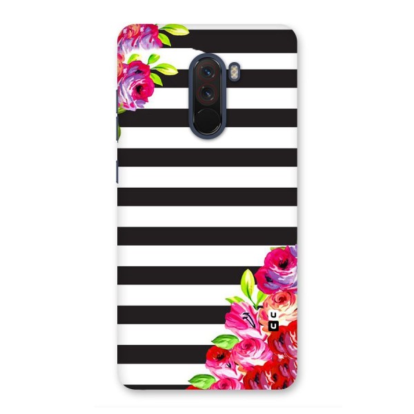 Floral Stripes Back Case for Poco F1