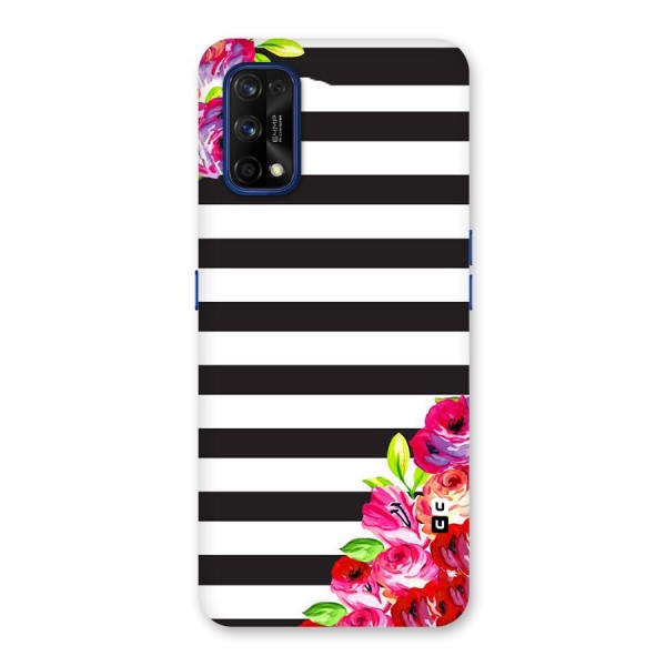 Floral Stripes Back Case for Realme 7 Pro