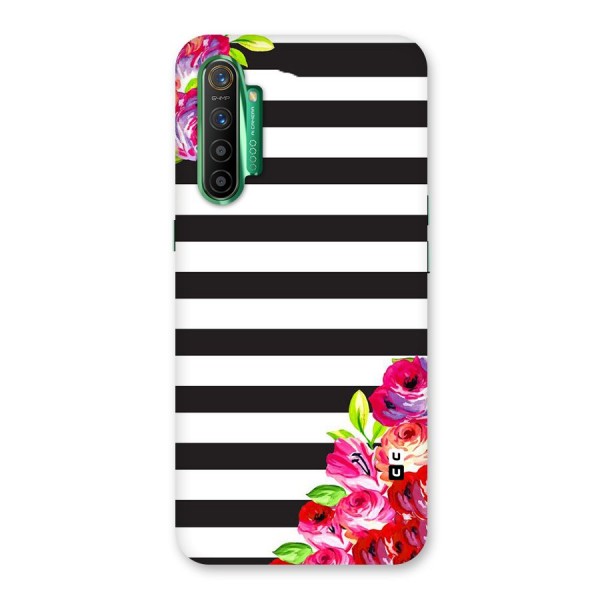 Floral Stripes Back Case for Realme X2