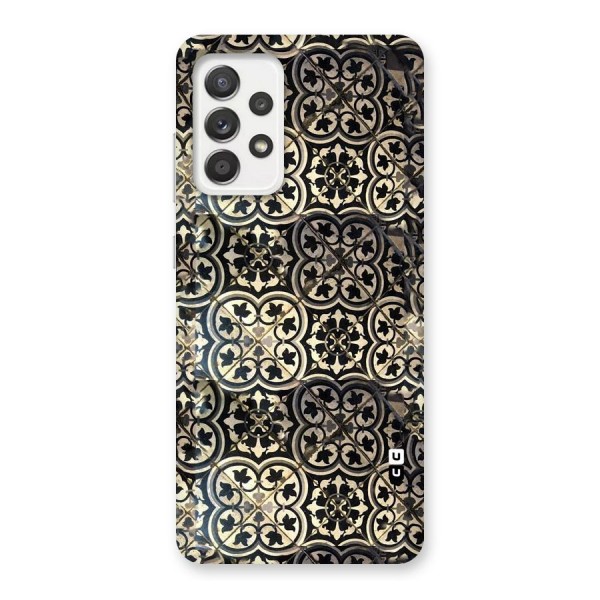 Floral Tile Back Case for Galaxy A52