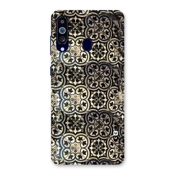 Floral Tile Back Case for Galaxy A60