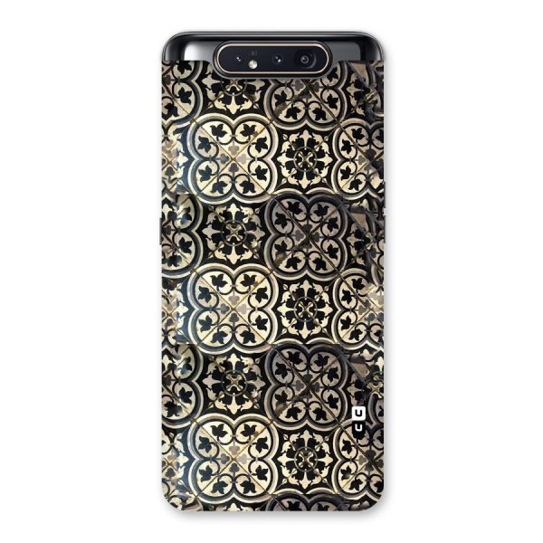 Floral Tile Back Case for Galaxy A80