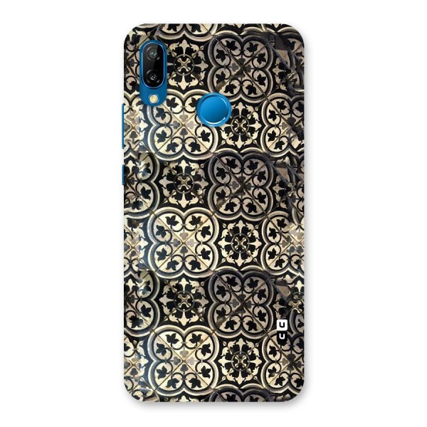 Floral Tile Back Case for Huawei P20 Lite