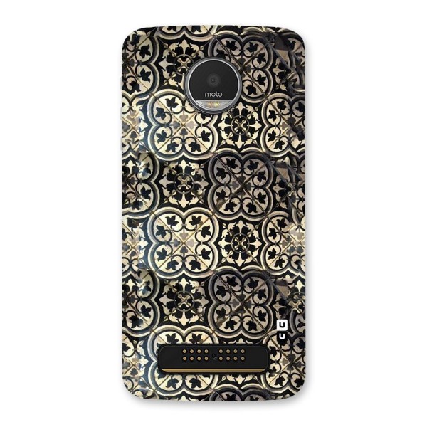 Floral Tile Back Case for Moto Z Play